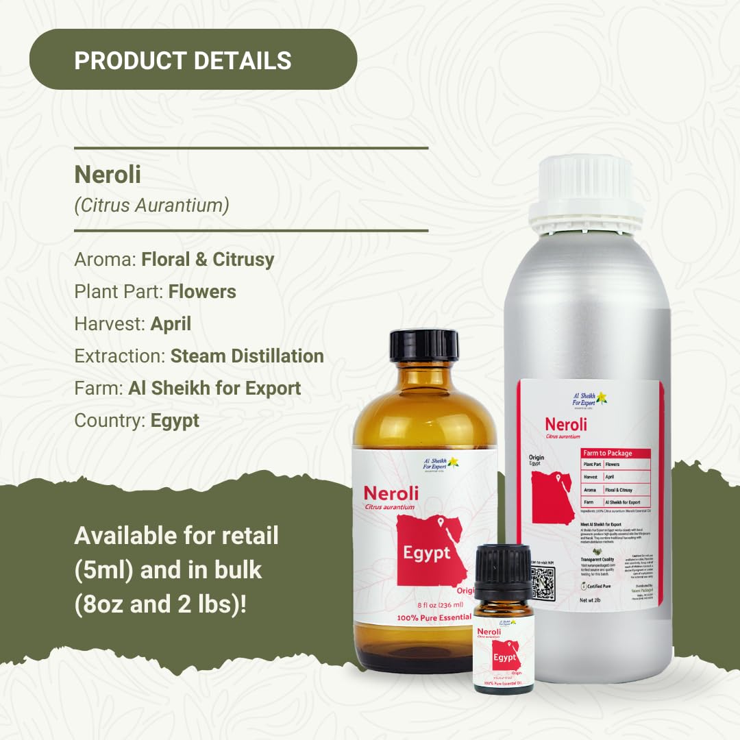 Nature Packaged Neroli, soin corps et cheveux à base d'huile fleurie.