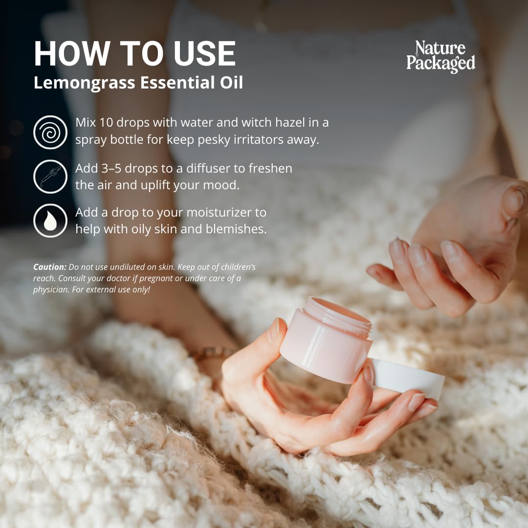 Nature Packaged plante citronnelle et feuillage – fraîcheur naturelle et utilisation versatile.
