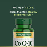 Nature's Bounty CoQ-10: prise quotidienne avec gélules molles, énergie durable possible.
