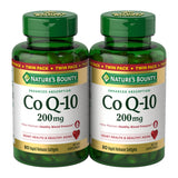 Nature’s Bounty CoQ10 — bouteille avec libération rapide, soutien cardio-vasculaire potentiel.