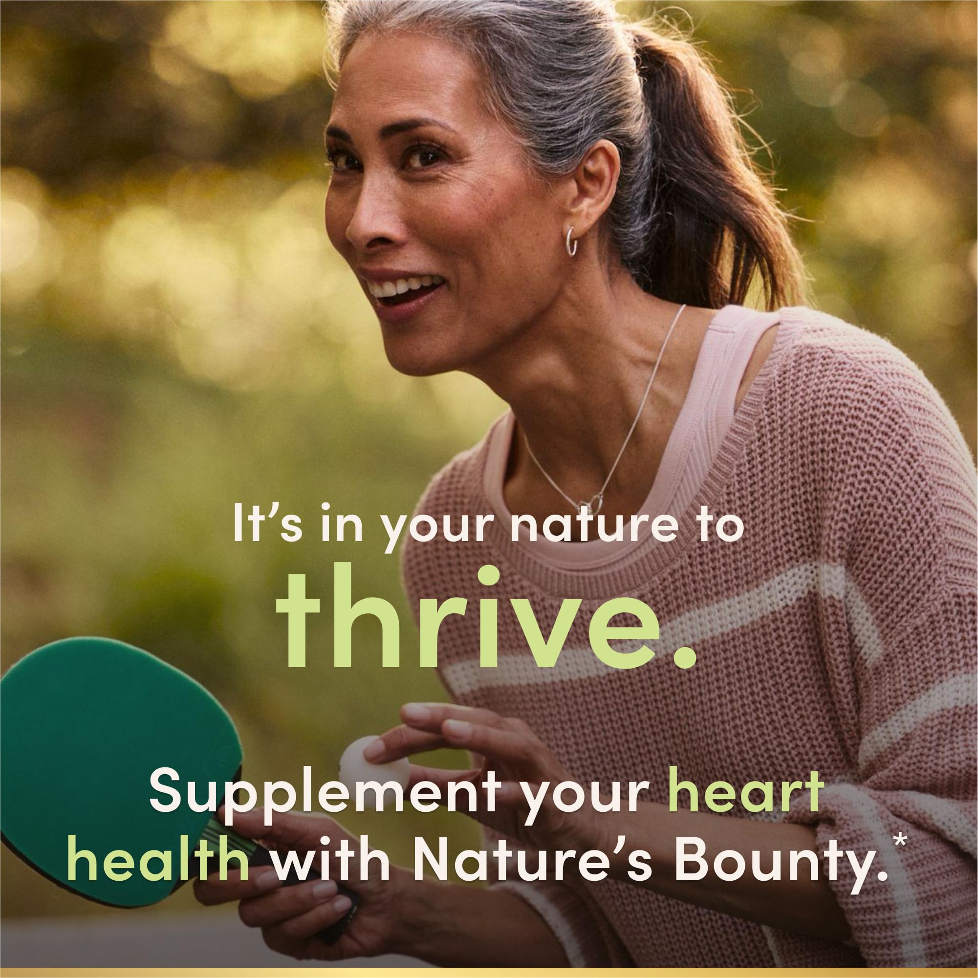 Nature’s Bounty CoQ10 — sans gluten et sans lactose pour pureté.
