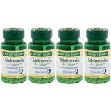 Nature's Bounty Mélatonine 5 mg, gélules molles et boîte, sommeil réparateur potentiel.