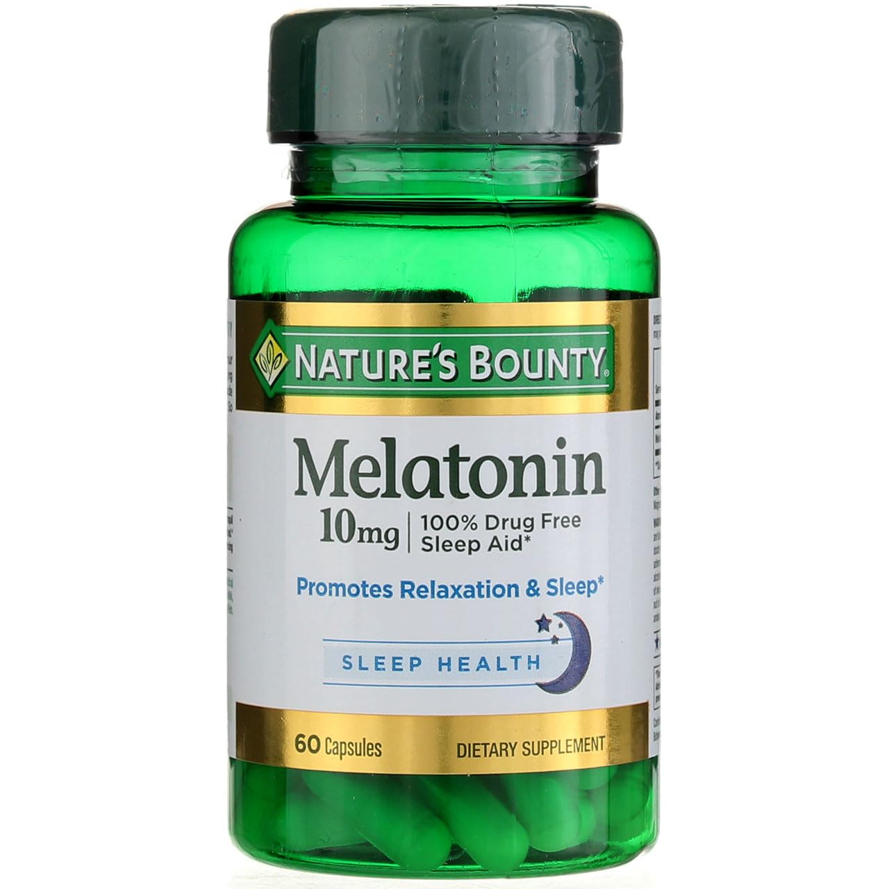 Nature's Bounty Mélatonine, boîte 2 packs, favorise un endormissement plus rapide