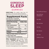 Gorgeous Sleep Gummies Nature's Bounty Optimal Solutions – sans gluten et sans lactose pour plus d'inclusion.
