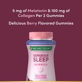 Gorgeous Sleep Gummies Nature's Bounty Optimal Solutions – texture gélifiée douce et agréable.