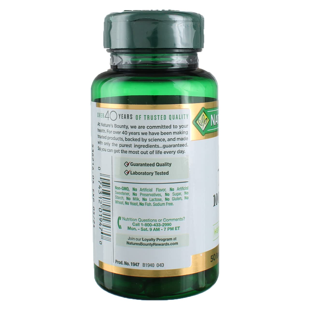 Nature's Bounty chardon-marie 1000 mg — pack de 3 boîtes pratique pour le stock.