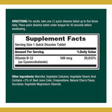Nature's Bounty pack de 2 vitamine B-12 500 mcg, micropastilles cerise — format pratique