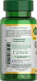 Nature’s Bounty Quercétine – emballage indiquant vegan et sans gluten.