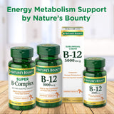 Nature's Bounty utilisation quotidienne B-12 — routine simple