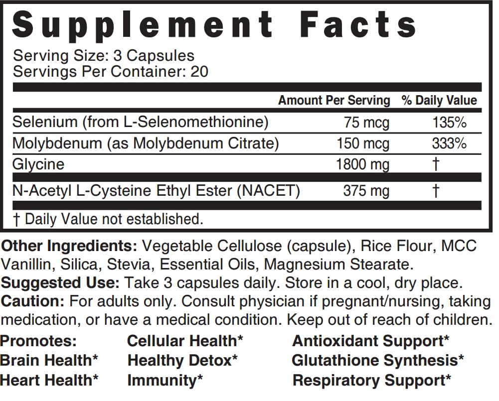 Nature's Fusions Neuro NAC – capsules rapprochées, dosage renforcé pour la routine quotidienne.