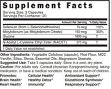 Nature's Fusions Neuro NAC – capsules rapprochées, dosage renforcé pour la routine quotidienne.