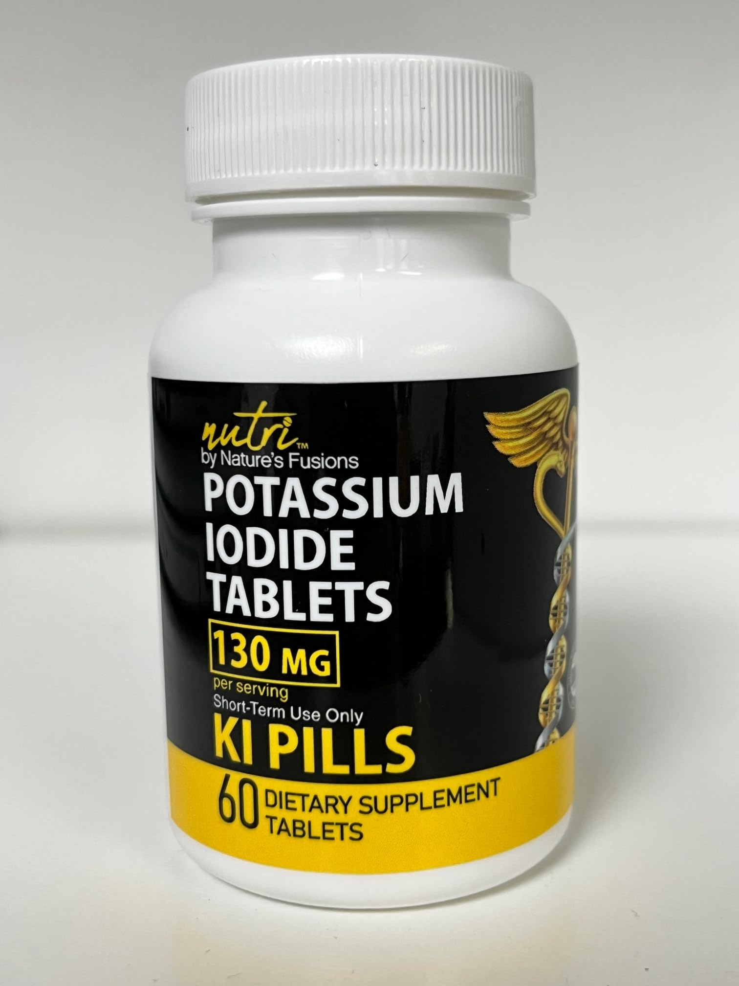 Nature's Fusions – Tablettes KI 130 mg faciles à diviser, adaptées adultes et enfants.