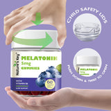 Utilisation en soirée avec Nature's Key, gommes mélatonine pour une transition vers le sommeil