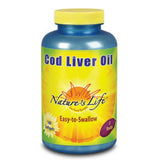 Nature's Life Huile foie morue concentrée – bouteille pour un apport nutritionnel quotidien