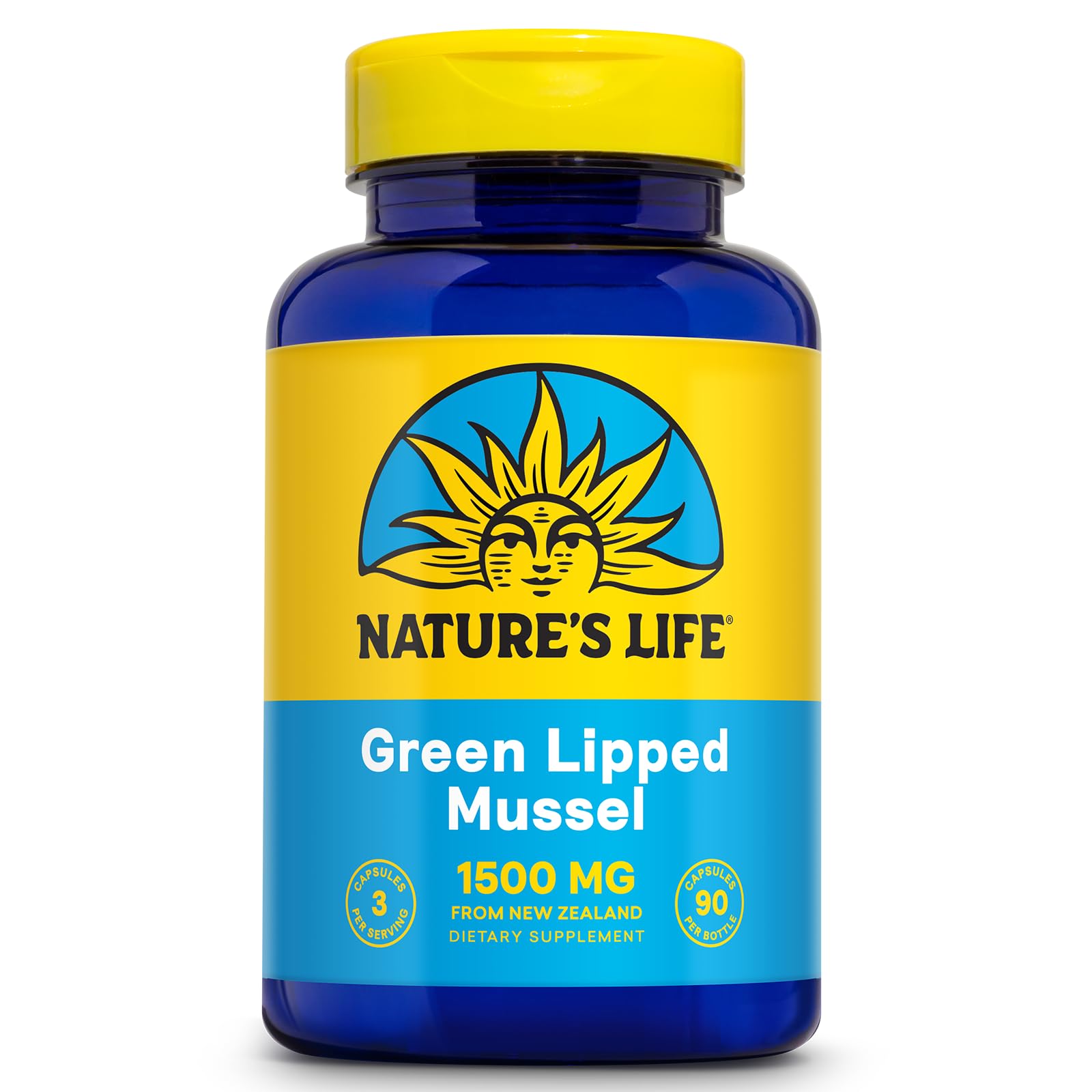 Nature's Life moules vertes capsules: soutien quotidien des articulations et oméga-3 naturel