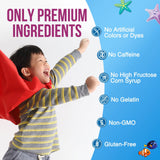 Nature's Nutrition gommes immunité enfants - saveur framboise pour enfants.