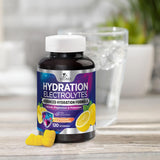 Hydratation quotidienne facile avec gommes citron Nature's Nutrition.