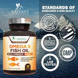 Contrôle cgmp et qualité sur l'emballage Nature's Nutrition Omega3