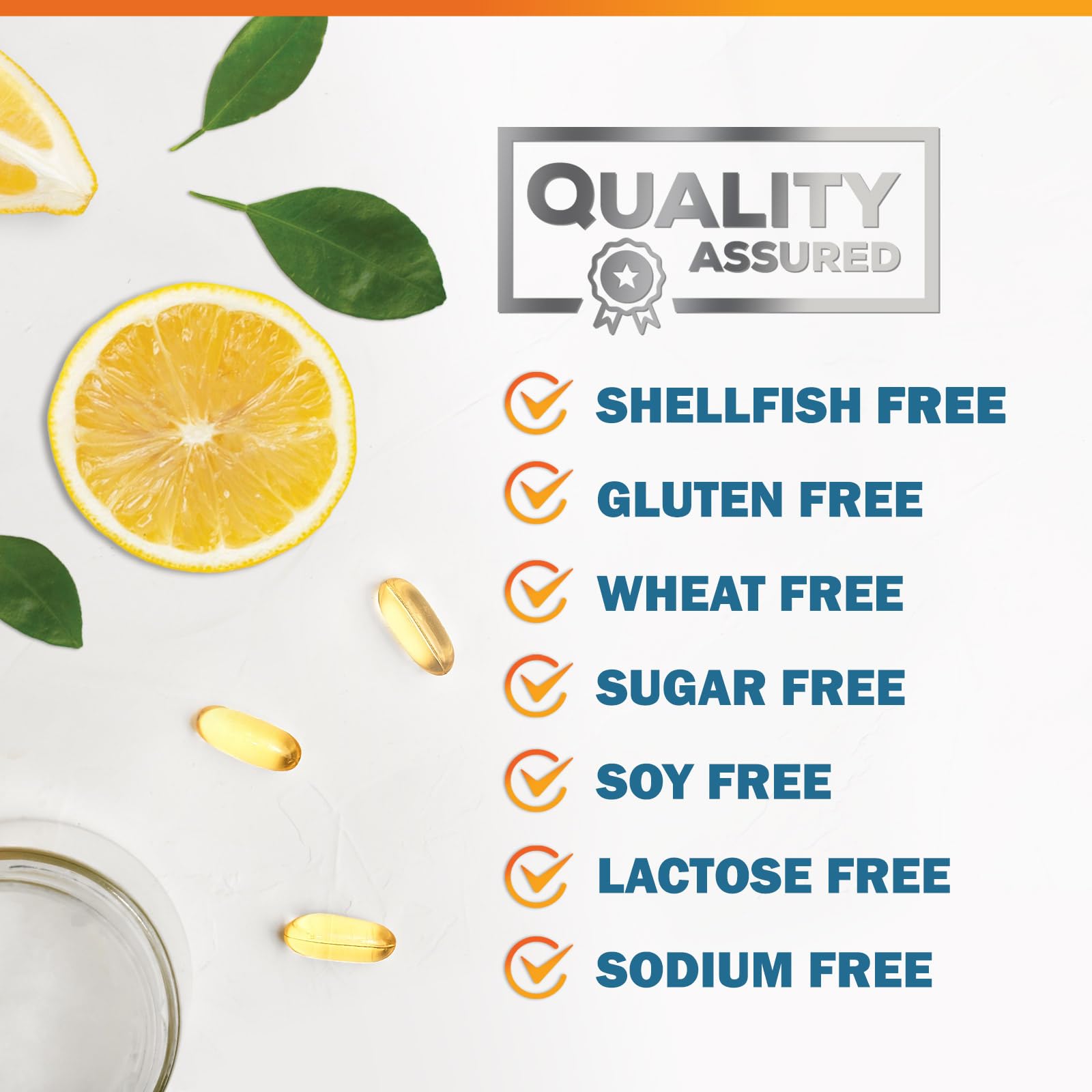 Emballage Nature's Nutrition Omega3 sans gluten