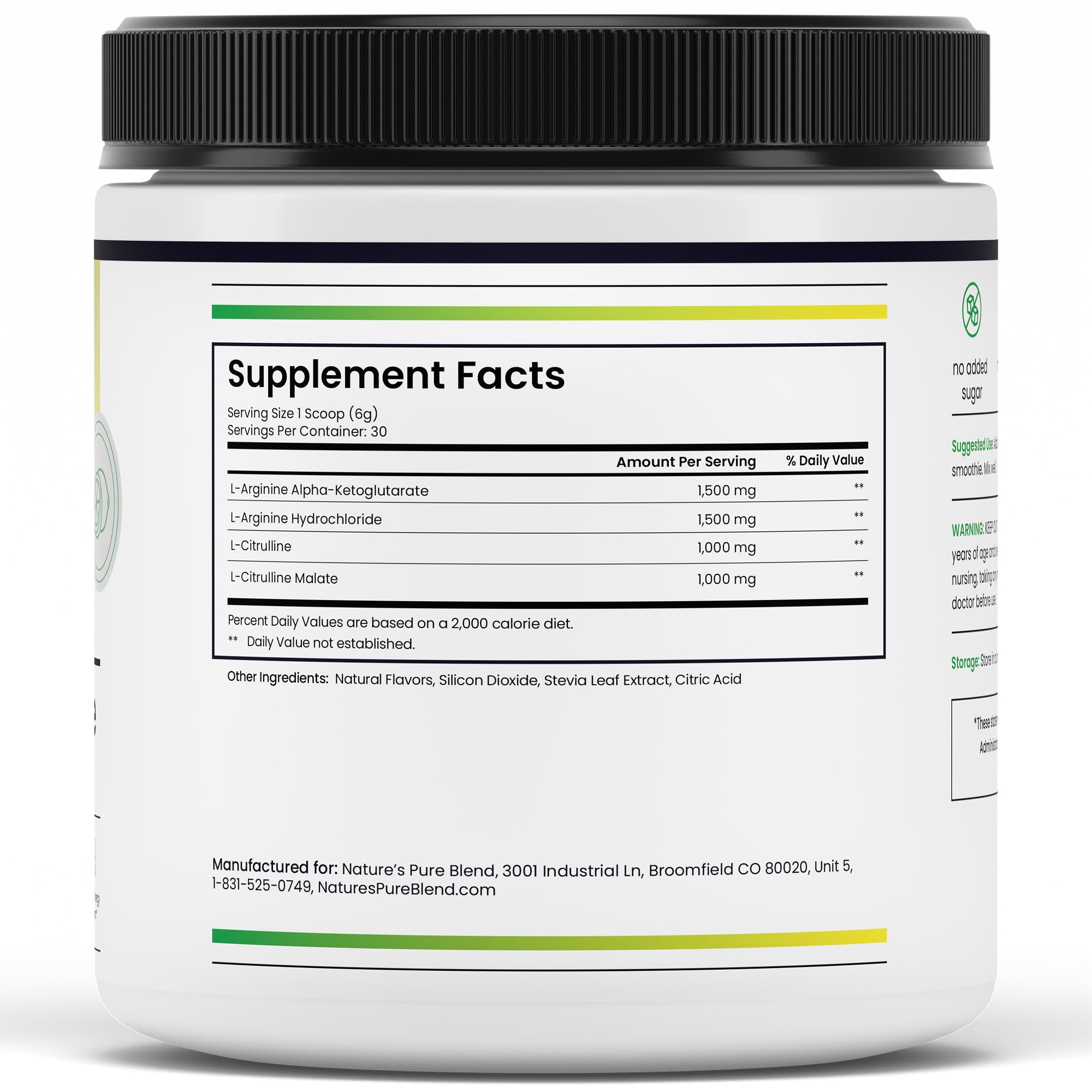 Nature's Pure Blend : emballage et routine d’utilisation valorisant la performance.