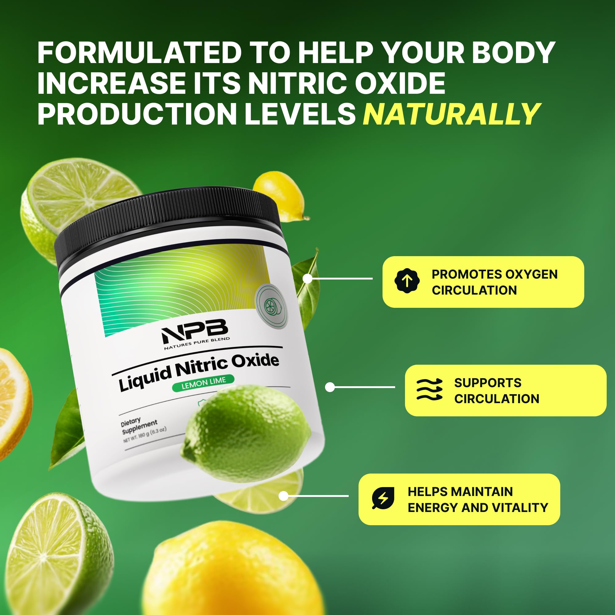 Nature's Pure Blend : sachet dose montrant la cuillère pour un apport précis.