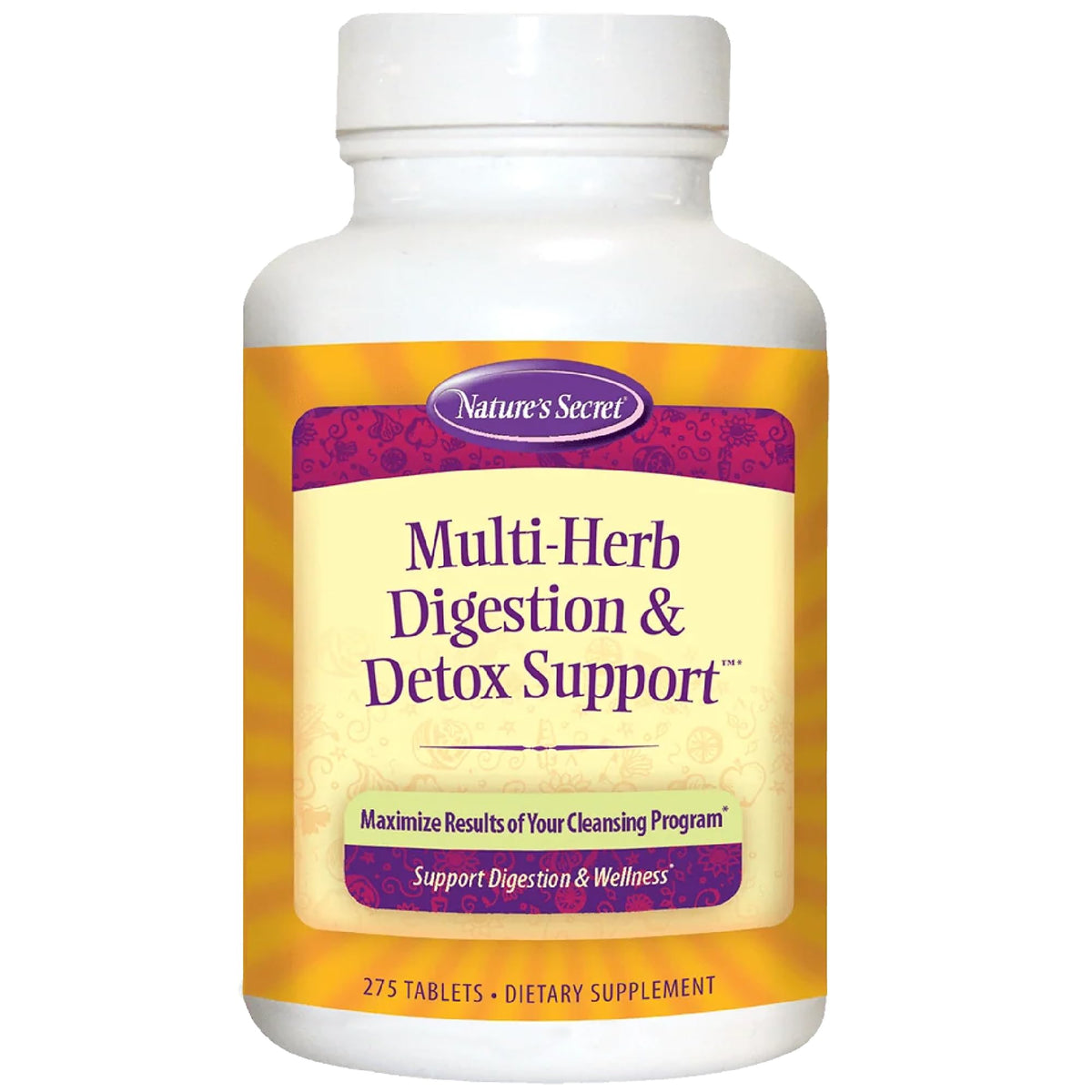 Nature's Secret Multi-Herb Digestion et Détox, bouteille prête à l'emploi pour le soutien digestif.