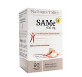 Nature's Trove SAM-e 400mg caplets enterriques dans une boîte fraîche pour absorption potentielle.
