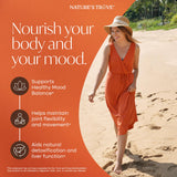 Capsules enteric Nature's Trove SAM-e 400mg, vue détaillée des caplets pour absorption efficace.