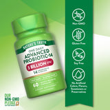 Nature's Truth Probiotiques capsules sans gluten, bien-être digestif.