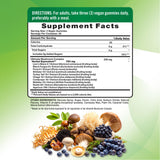 Gummies Nature's Truth complexe champignons 10 types, pratique à prendre chaque jour.