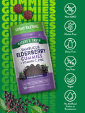 Nature's Truth Gommes Sureau Noir, zoom sur la gomme, texture douce et savoureuse