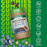 Gummies Nature's Truth véganes myrtille, boîte 60, sans gluten.