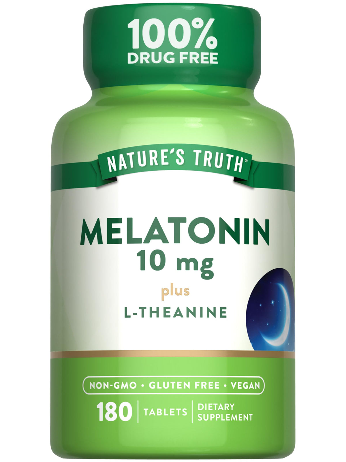Nature's Truth Mélatonine 10 mg en bouteille – routine nocturne calme