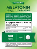 Comprimés Mélatonine Nature's Truth avec L-Theanine – apaisement en soirée