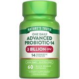 Nature's Truth Probiotiques capsules, 3 milliards CFU, soutien digestif quotidien.
