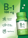 Ingrédients sans lactose et sans soja sur Nature's Truth B1.