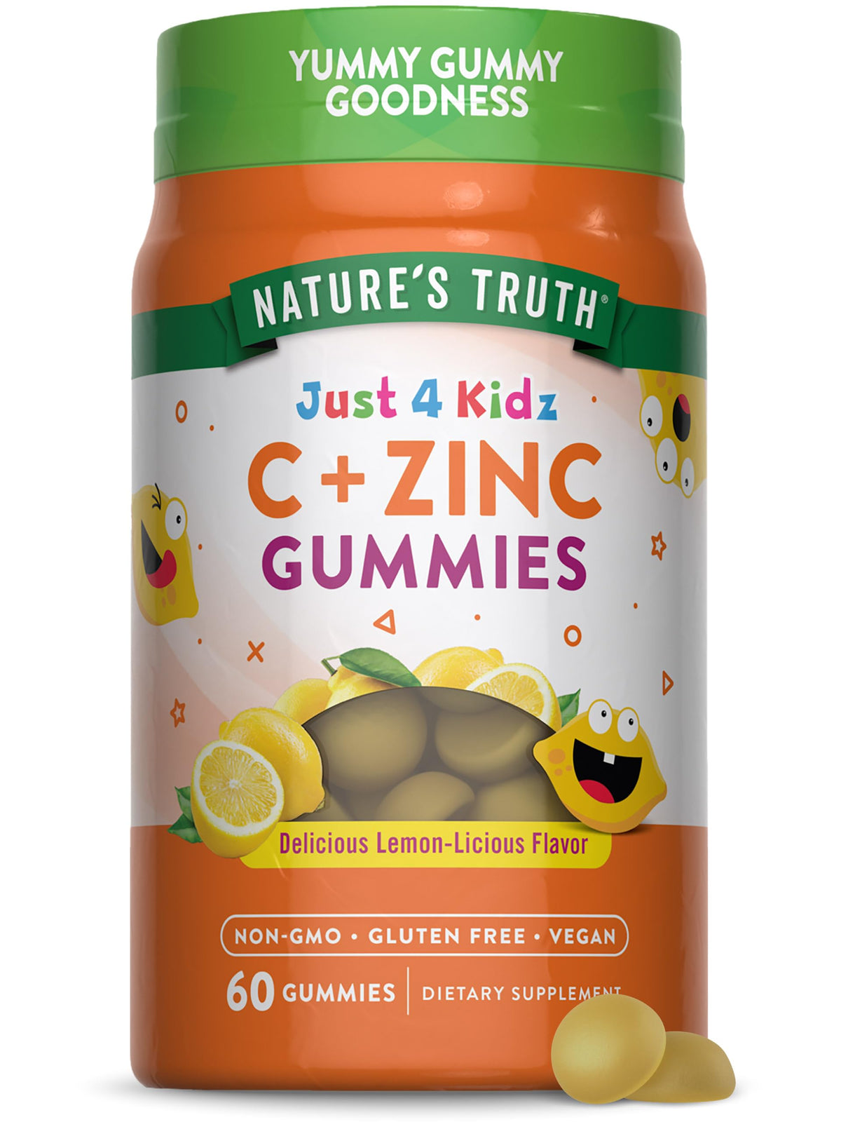 Nature's Truth gommes vitamine C pour enfants, flacon; soutien immunitaire potentiel