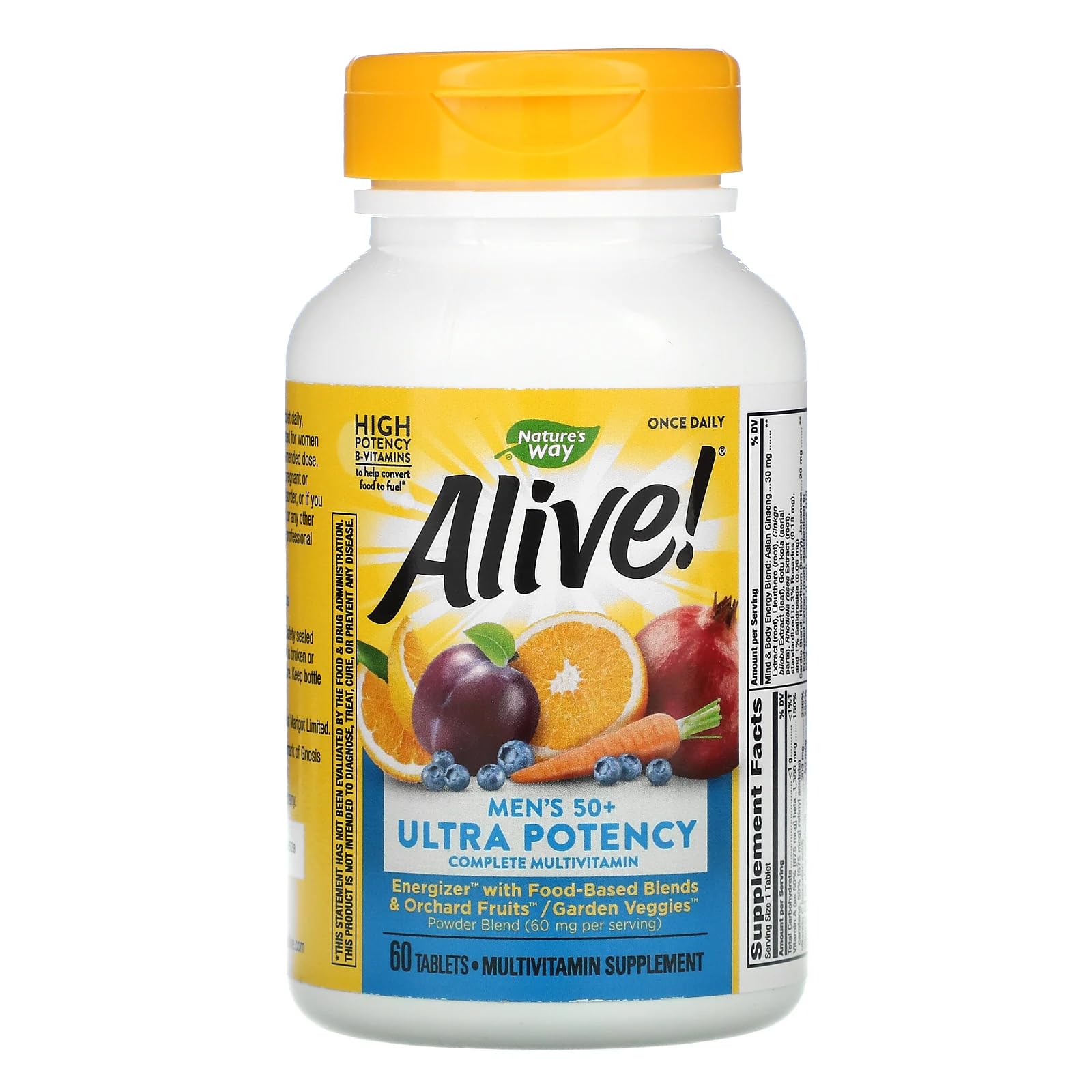 Nature's Way Alive! pour homme 50+ flacon tablettes pratique