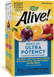 Alive! tablettes quotidiennes pour homme 50+ énergie potentielle