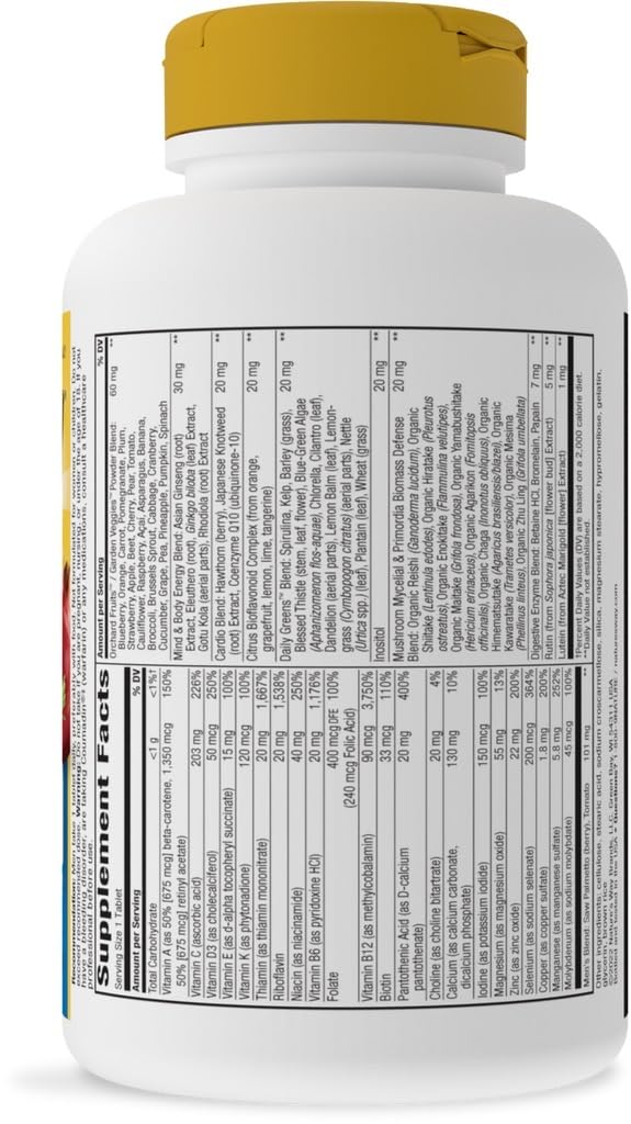 Nature's Way Alive! homme 50+ énergie et vitalité possibles