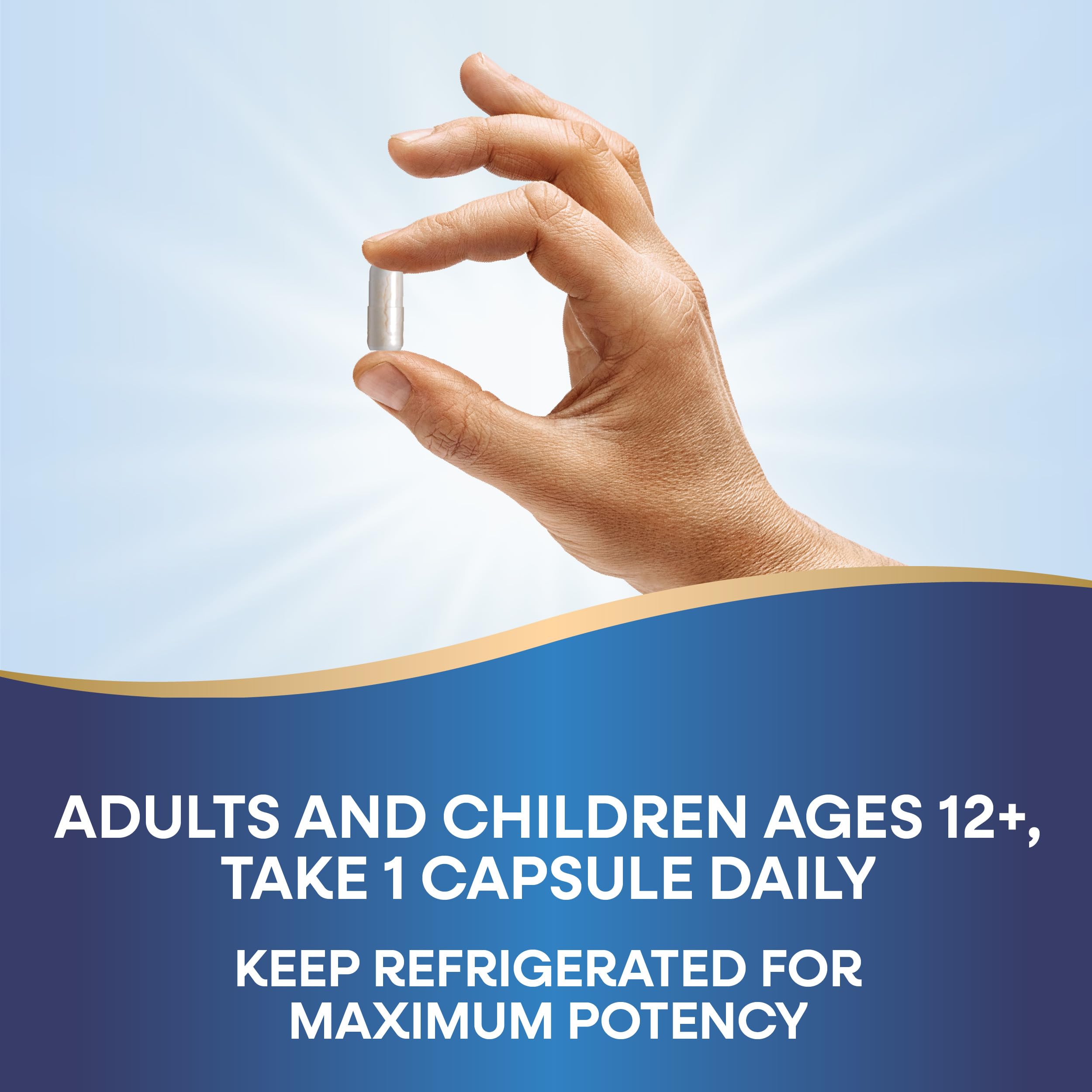 Nature's Way Primadophilus Original souches identifiees sur l'etiquette.