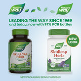 Nature's Way Skullcap – Capsule végétale vegan, idéale pour un moment de détente avant le coucher.