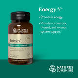 Energ-V Nature's Sunshine – boîte ouverte montrant l'emballage pratique.