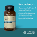 Enviro-Detox Nature's Sunshine : étiquette claire et informations essentielles.