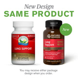 Nature's Sunshine – étiquette et logo du concentré TCM pour les poumons.