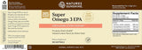 Nature's Sunshine Super Omega-3 EPA : étiquette citronnée pour réduire l'arrière-goût et faciliter l'utilisation