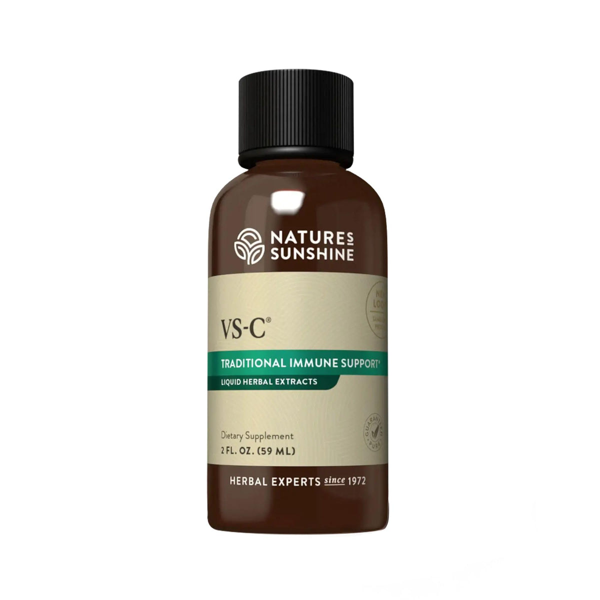 Nature's Sunshine VS-C Liquide — flacon prêt pour un soutien immunitaire potentiel.