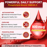 Nature Target astaxanthine-antioxydant couleur rouge dans les gélules
