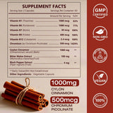 Nature Target Cannelle Ceylon capsules, gros plan sur les capsules faciles à avaler.