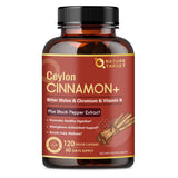 Nature Target Cannelle Ceylon capsules, bouteille prête pour une routine bien-être quotidienne.